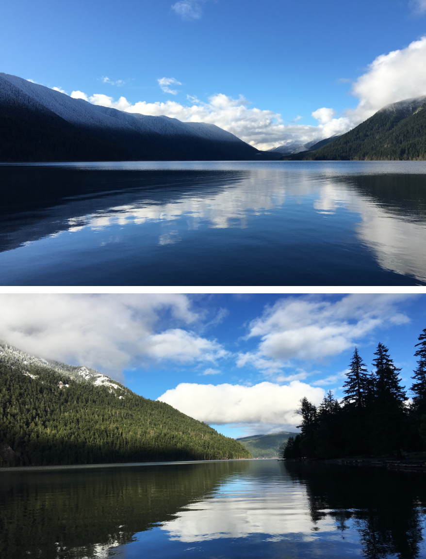 新月湖 lake crescent