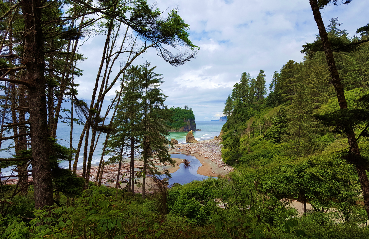 红宝石海滩（Ruby Beach）