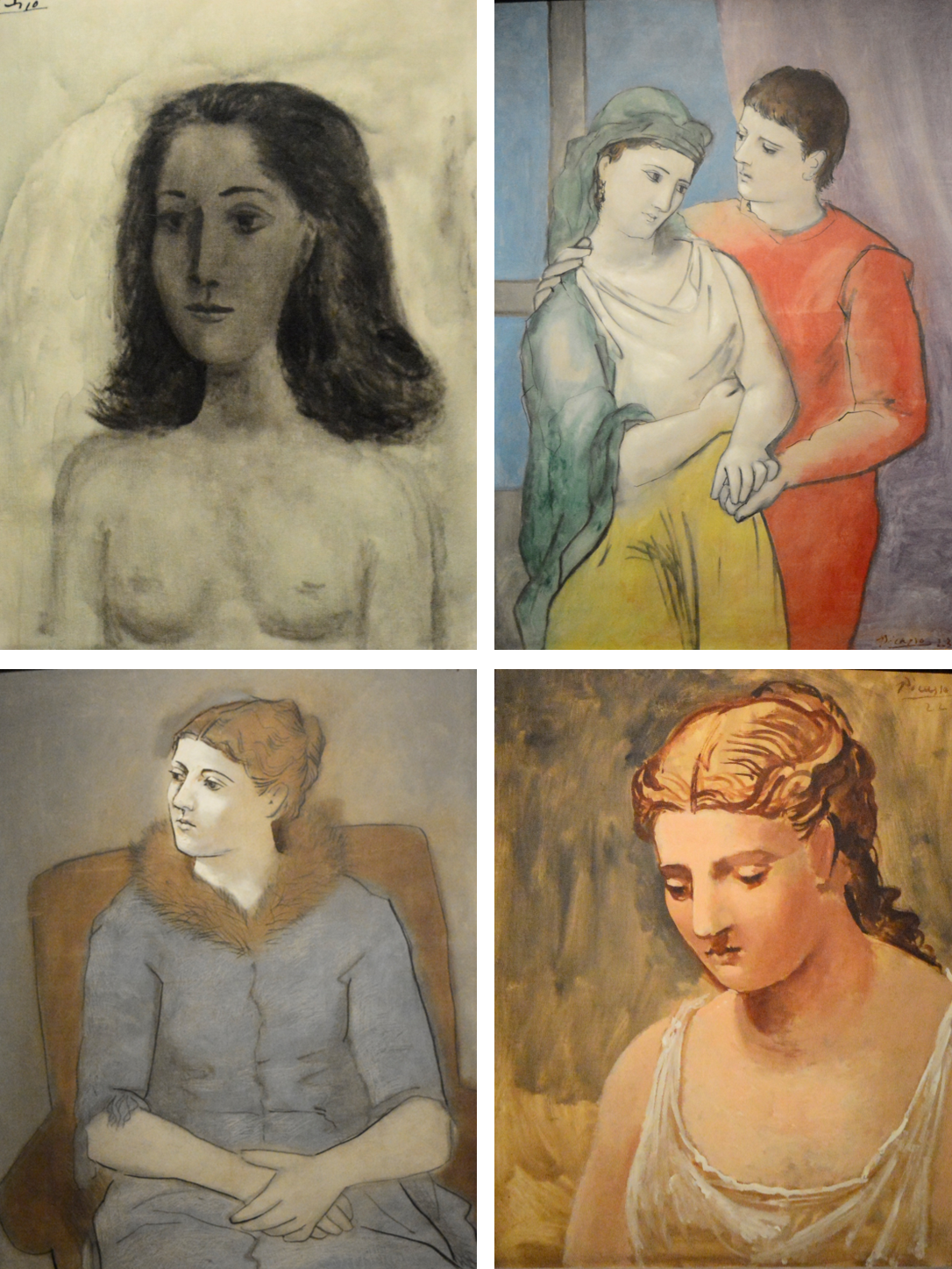 毕加索的蓝色和粉红色时期作品