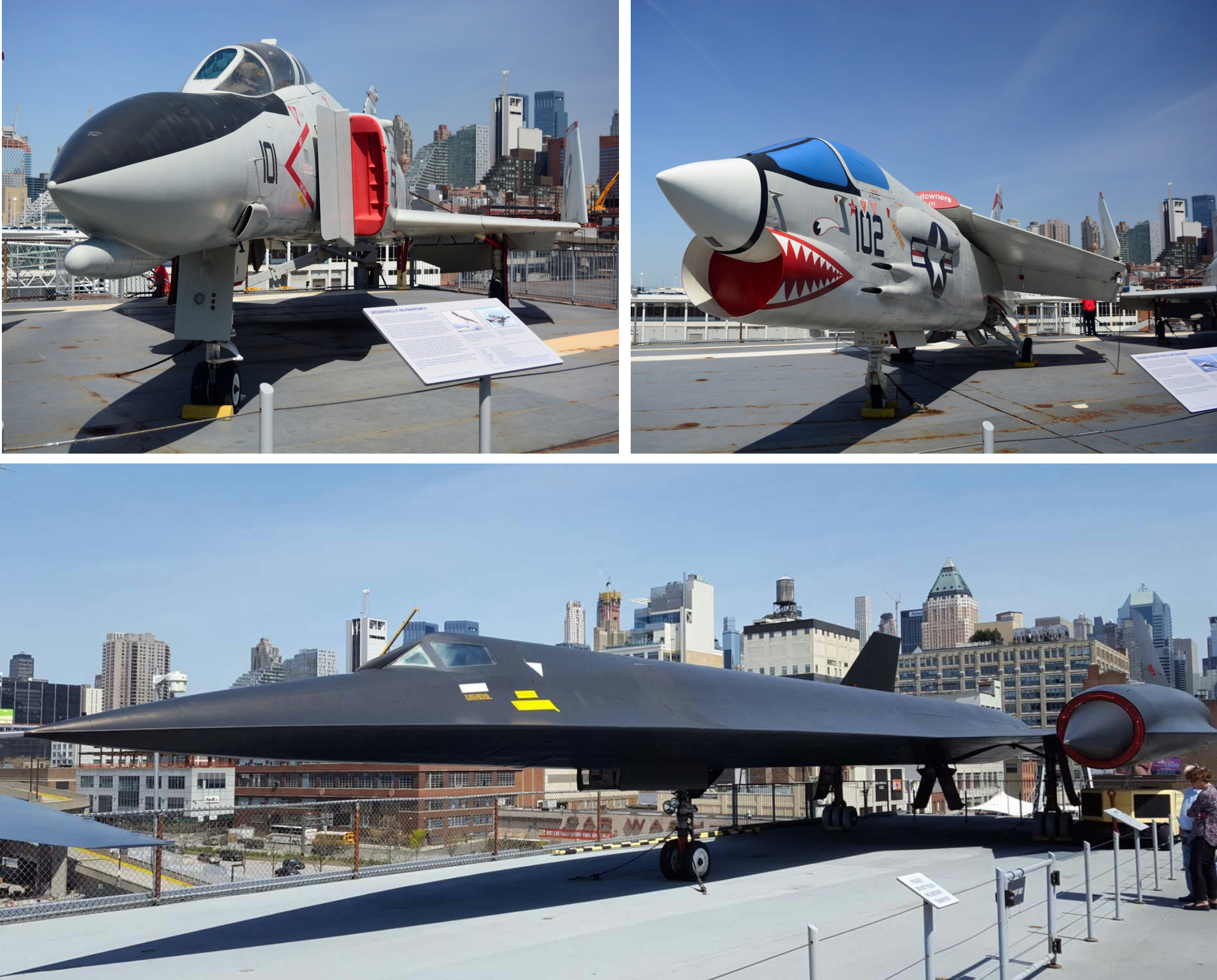 麦道F-4幻影II；F-8；SR-71